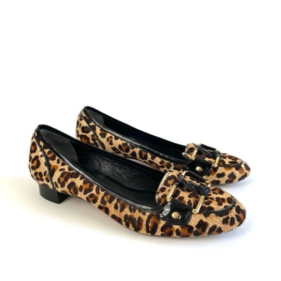 Cole Haan Shoes - Cole Haan Leopard Calf Hair loafer Flats